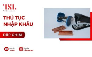 Cách làm thủ tục nhập khẩu dập ghim