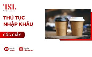 Thủ tục nhập khẩu ly giấy, cốc giấy các loại theo quy định